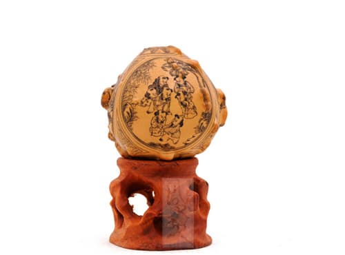 HUYIXUAN Miniature Carved Decoration Gourd TONGZI